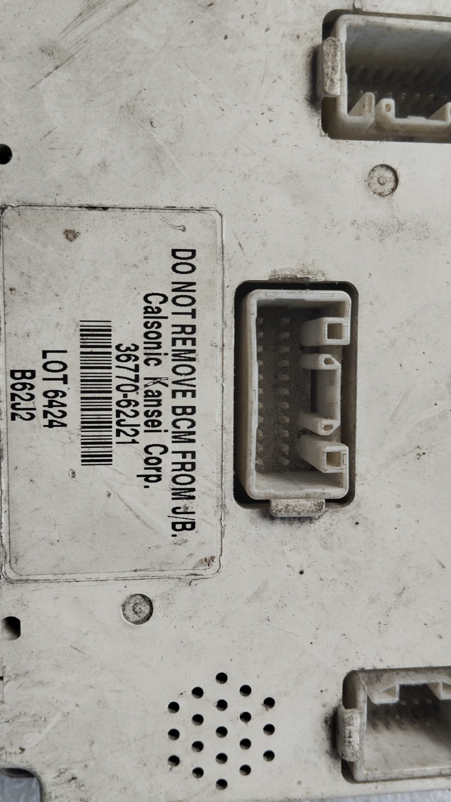 Suzuki Swift 2005-2010 komfort elektronika 36770-62J21