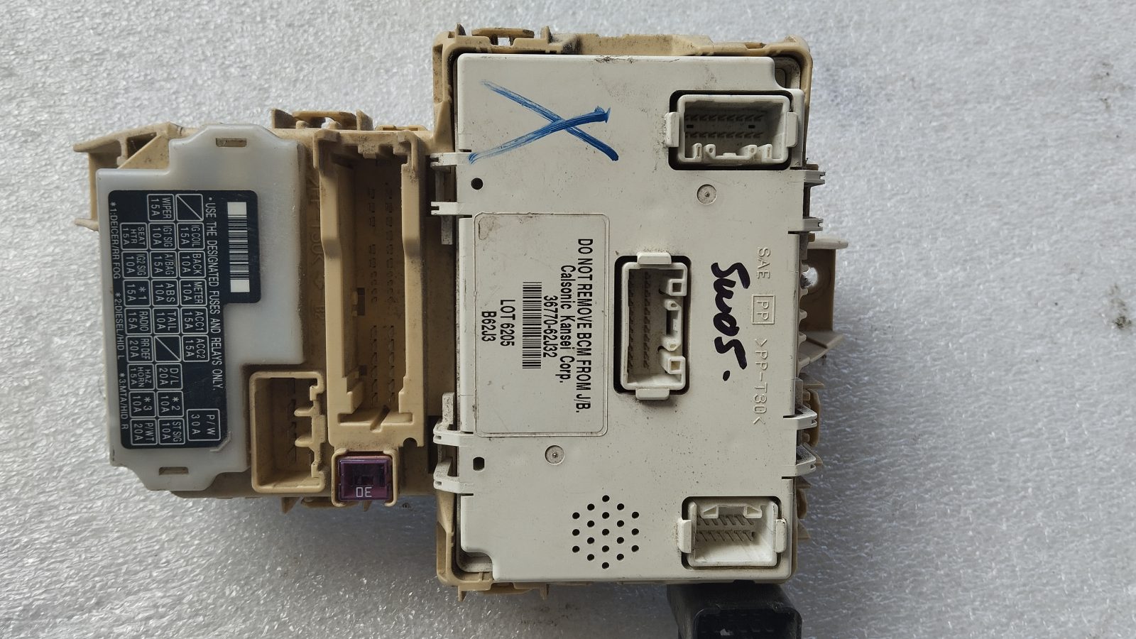 Suzuki Swift 2005-2010 komfort elektronika 36770-62J32