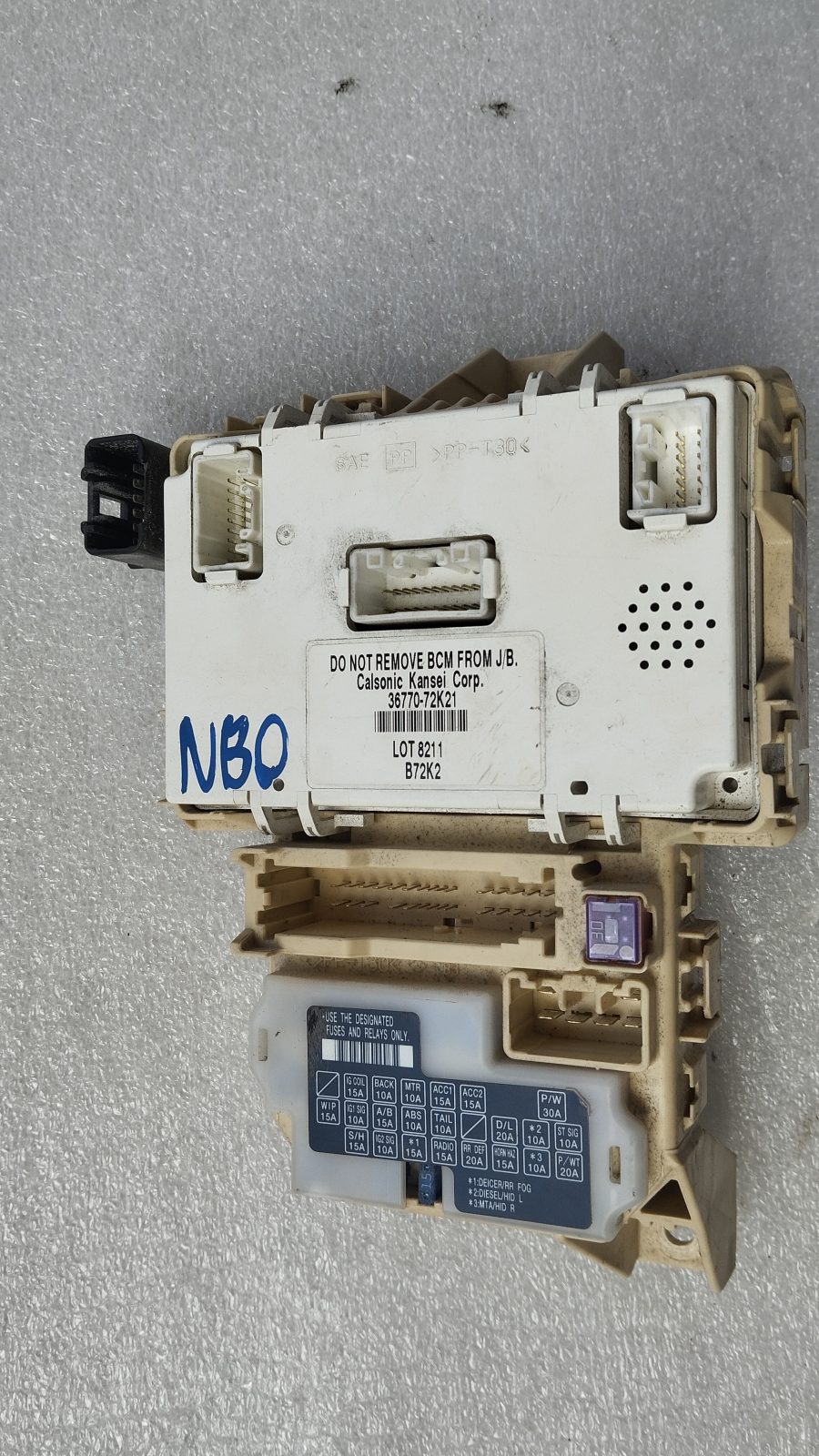 Suzuki Swift 2005-2010 komfort elektronika 36770-72K21