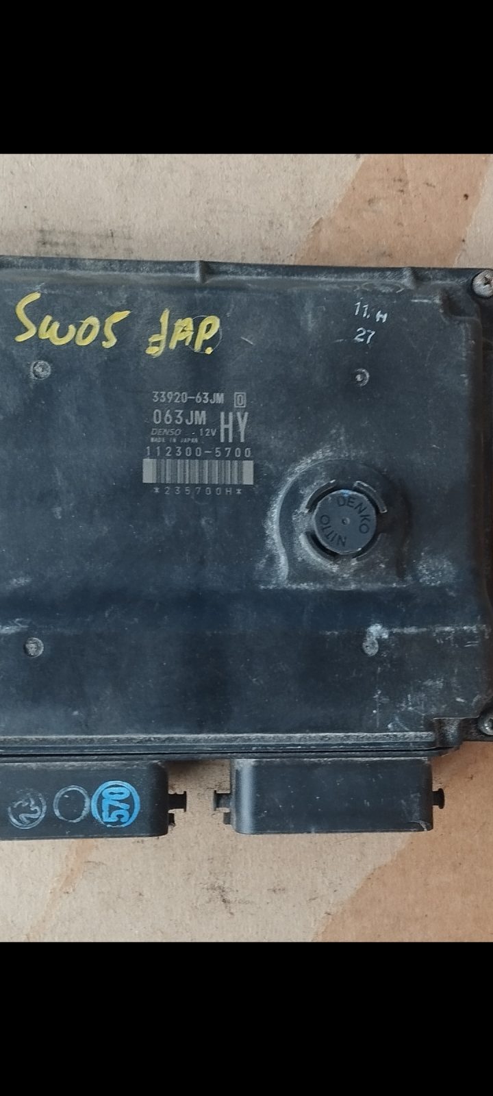 Suzuki Swift Japán 2005-2010 motorvezérlő 33920-63JM